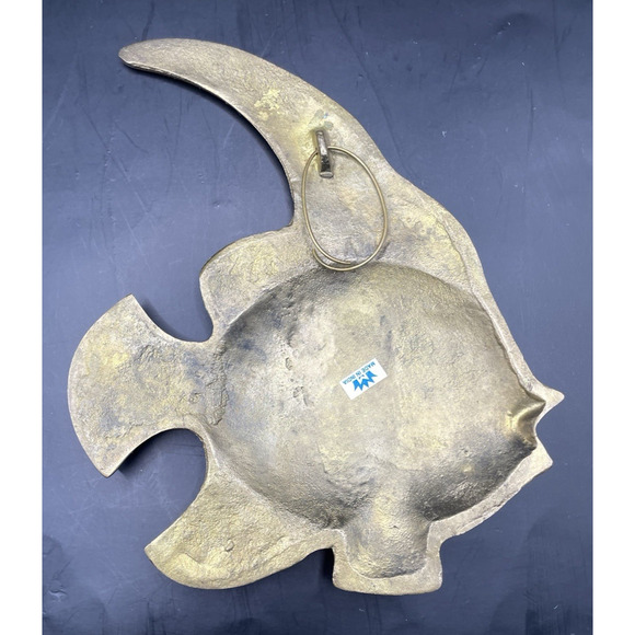 Vintage Nautical Wall Decor - Set of 4 Brass Fish -Made in India - Picture 15 of 16